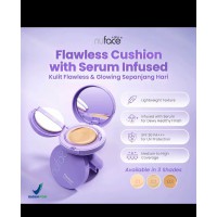 NuFace Flawless Cushion with Serum Infused - Cushion Foundation Glowing SPF 30 PA+++